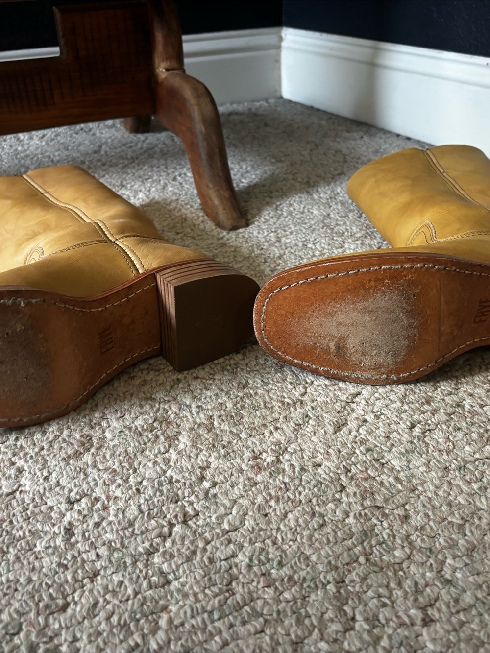 Frye Campus 14L Banana Boots Size 9 Made is USA - Picture 6 of 9